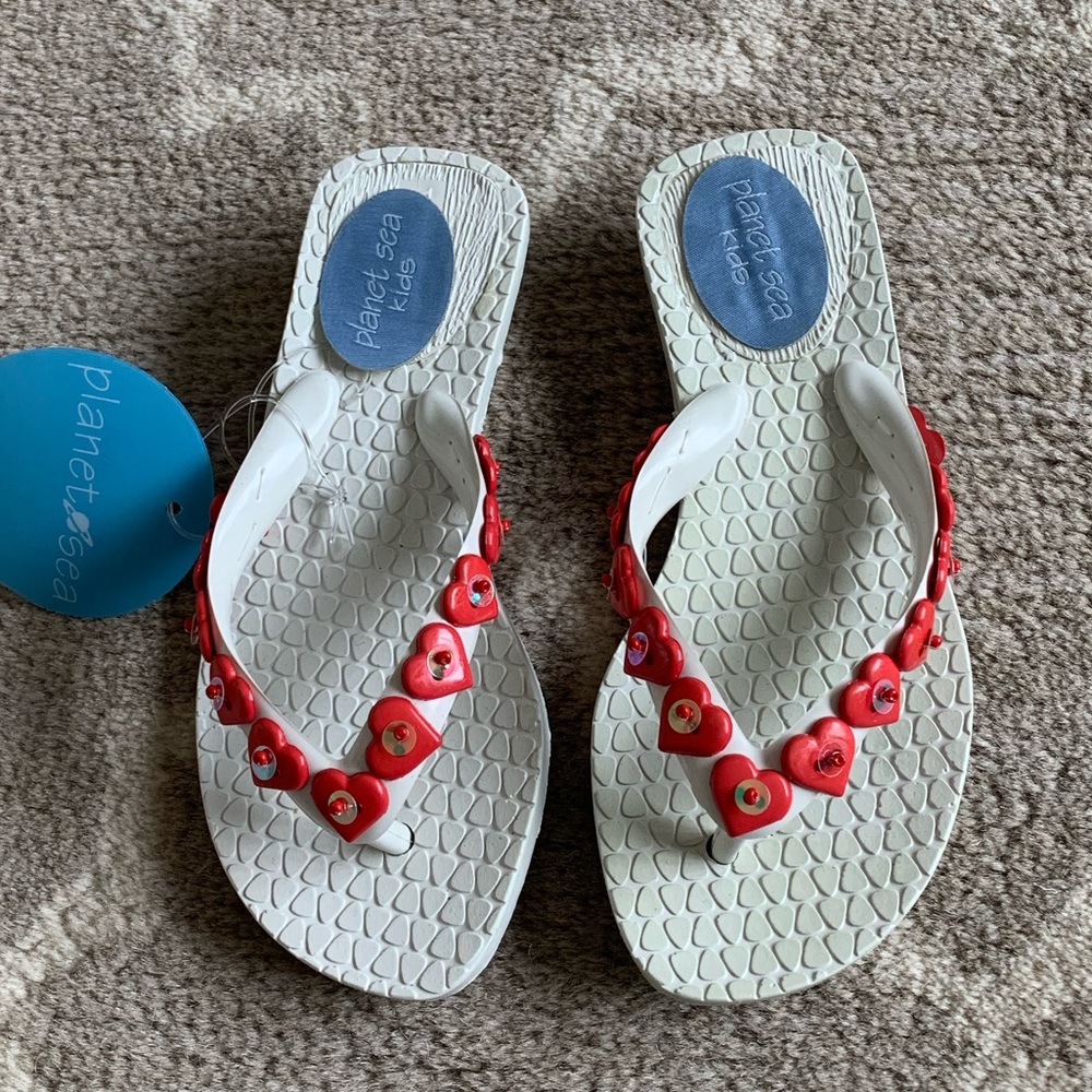 NWT Planet Sea flip flops